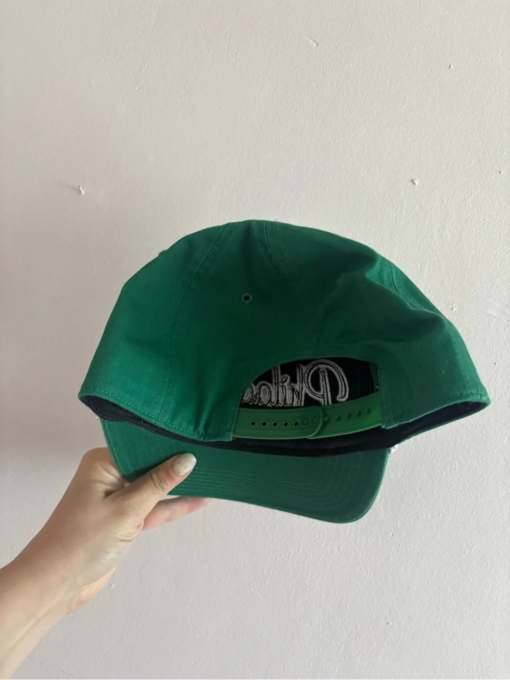 Philadelphia Eagles Green Rope-Trim Baseball Cap